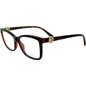 Swarovski SK5255 Womens Plastic Eyeglass Frame 052 Dark Havana 53-15
